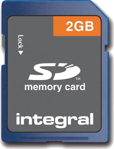 Integral Secure Digital/SD Card 2GB Card
