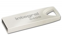Integral Metal ARC USB 2.0 Flash Drive 64GB
