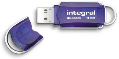 Integral Courier Drive Encrypted USB - (FIPS 197) 8GB Drive