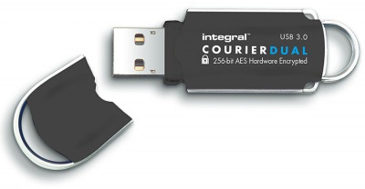 Integral Courier Dual FIPS 197 Encrypted USB 3.0 Drive 8GB