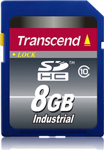Transcend Industrial Temp SDHC Class 10 8GB Card