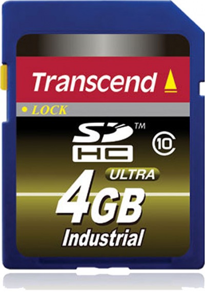Transcend Industrial Temp SDHC80I SDHC 4GB Card